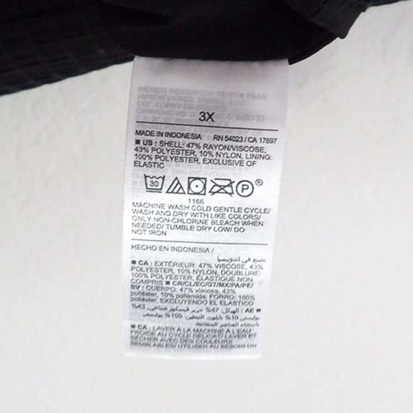 NEW Old Navy Flutter-Sleeve Mini Swing Dress Black Jack Textured Seersucker 3X - Picture 7 of 15